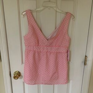 NWT Lilly Pulitzer white label Jesse tank top.  Size 10(runs small)